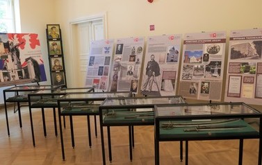 Widok na salę wystawową.