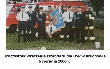 grupa srażak&oacute;w ochotnik&oacute;w, sztandar