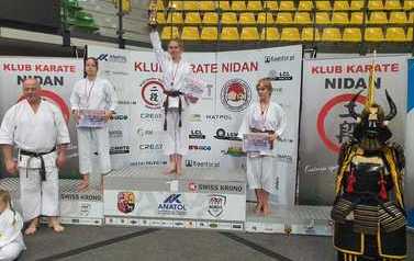 Zwycięzcy na podium