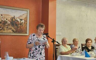 Prezes Maria przemawia.