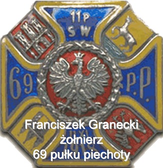 Odznaka 69 Pułk Piechoty