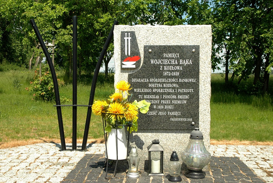 Pomnik pamięci Wojciecha Bąka