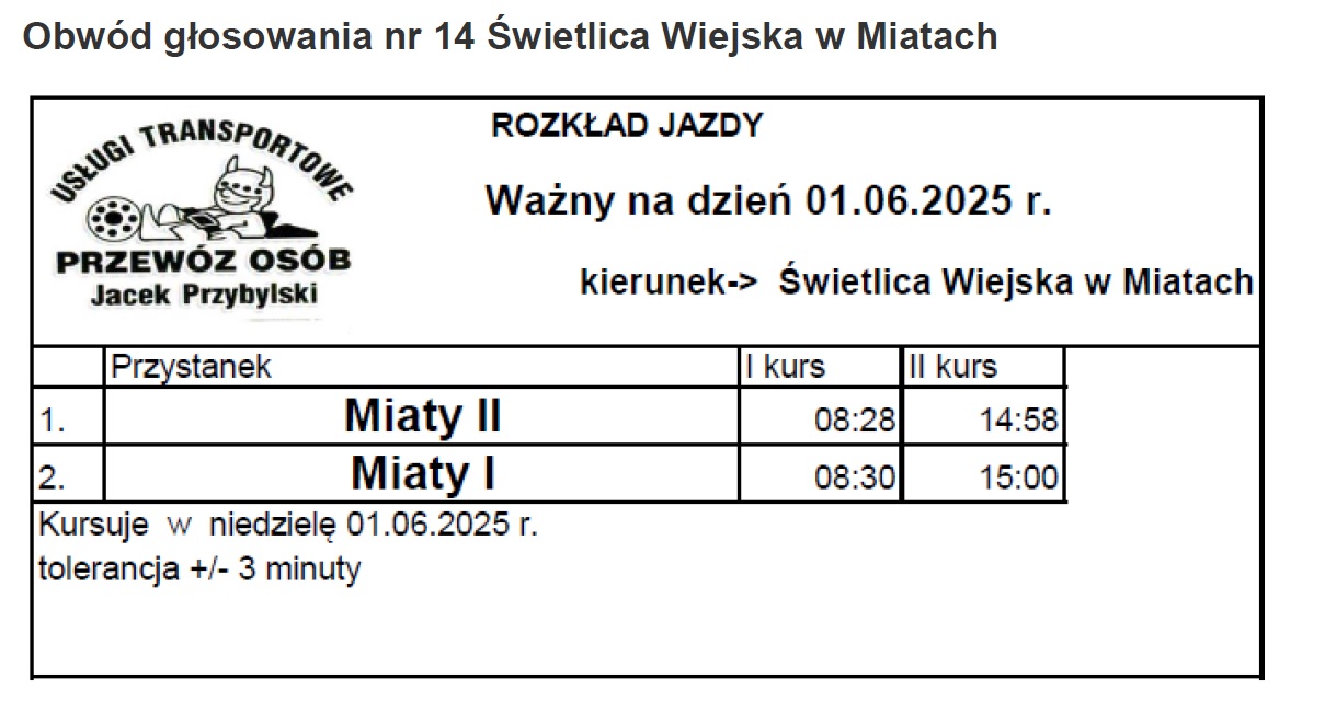 Rozkład jazdy