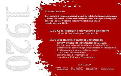 Zdjęcie do Zapraszamy na obchody 103. rocznicy wojny polsko-bolszewickiej
