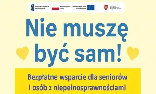 Zdjęcie do Nie muszę być sam &ndash; nab&oacute;r do projektu dla senior&oacute;w i os&oacute;b z niepełnosprawnościami!