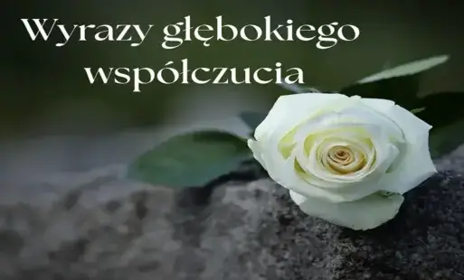 Zdjęcie do Wyrazy głębokiego wsp&oacute;łczucia