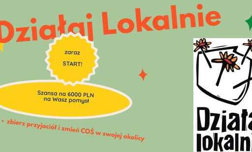 Zdjęcie do Zachęcamy lokalne organizacje do udziału w programie "DZIAŁAJ LOKALNIE" 