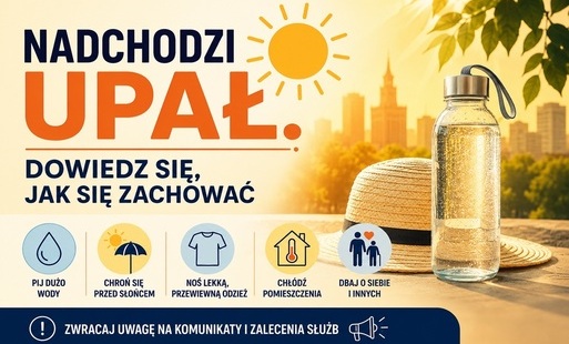 Zdjęcie do Nadchodzi upał. Dowiedz się, jak się zachować