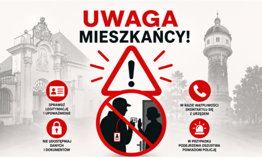 Zdjęcie do Uwaga mieszkańcy &ndash; ostrzegamy przed osobami podszywającymi się pod pracownik&oacute;w Urzędu