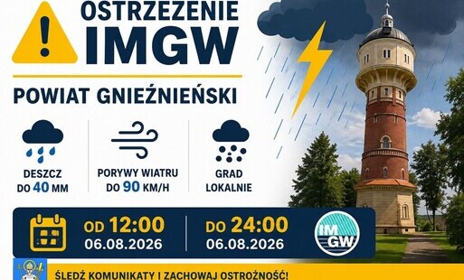 Zdjęcie do Ostrzeżenie IMGW &ndash; Burze (II stopień)