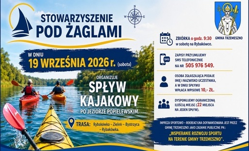 Zdjęcie do Spływ kajakowy po jez. Popielewskim