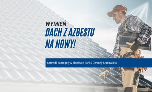 Zdjęcie do Wymień dach z azbestu na nowy. Sprawdź preferencyjny kredyt
