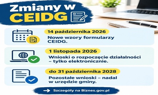 Zdjęcie do WAŻNE DLA PRZEDSIĘBIORC&Oacute;W!