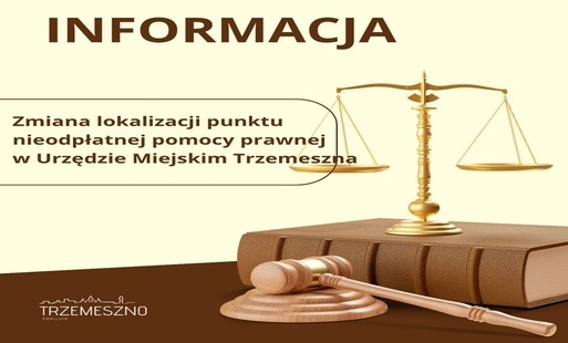 Zdjęcie do INFORMACJA - zmiana lokalizacji nieodpłatnej pomocy prawnej