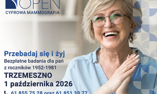 Zdjęcie do Bezpłatne badania mammograficzne