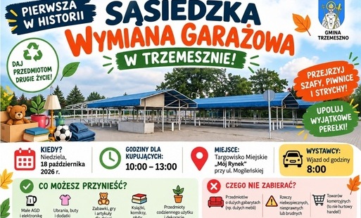 Zdjęcie do Pierwsza Sąsiedzka Wymiana Garażowa w Trzemesznie