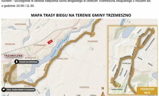 Zdjęcie do KOMUNIKAT - tymczasowa organizacja ruchu podczas Biegu im. Jana Kilińskiego