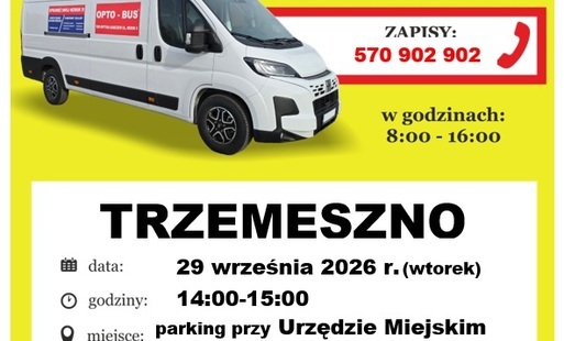 Zdjęcie do Bezpłatne badanie wzroku &ndash; OPTO-BUS w Trzemesznie