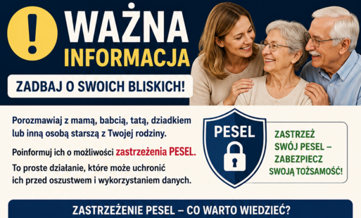 Zdjęcie do Zastrzeż PESEL &ndash; zadbaj o bezpieczeństwo swoje i swoich bliskich